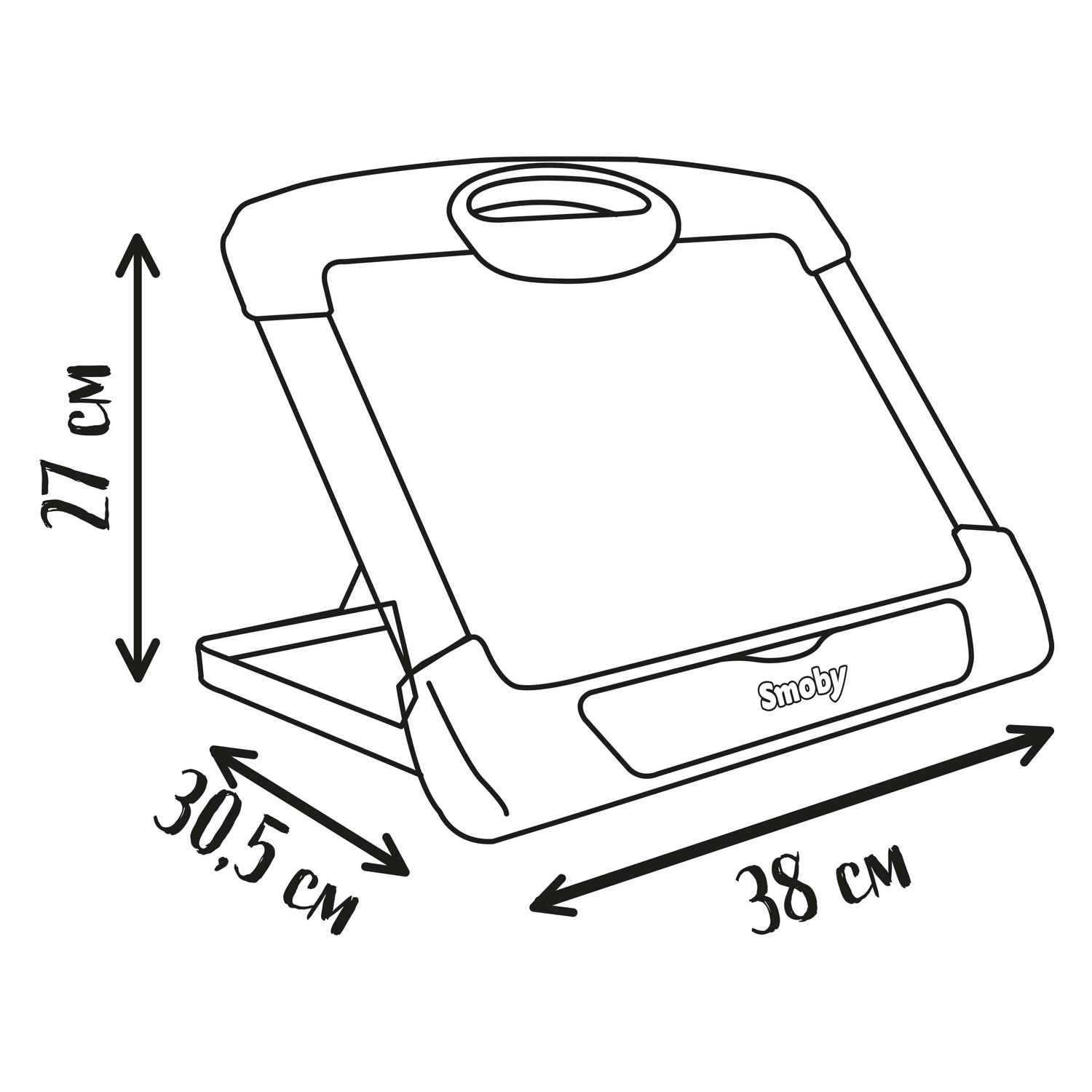 Smoby Magnetisch Tekenbord met Uitklapbare Steun