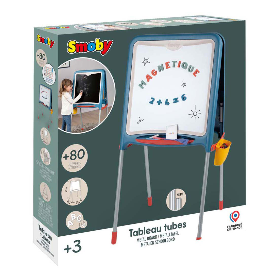 Smoby Magnetisch Schoolbord Metaal