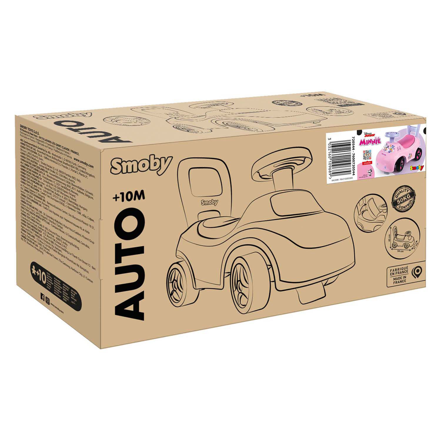 Smoby Loopauto Minnie Mouse