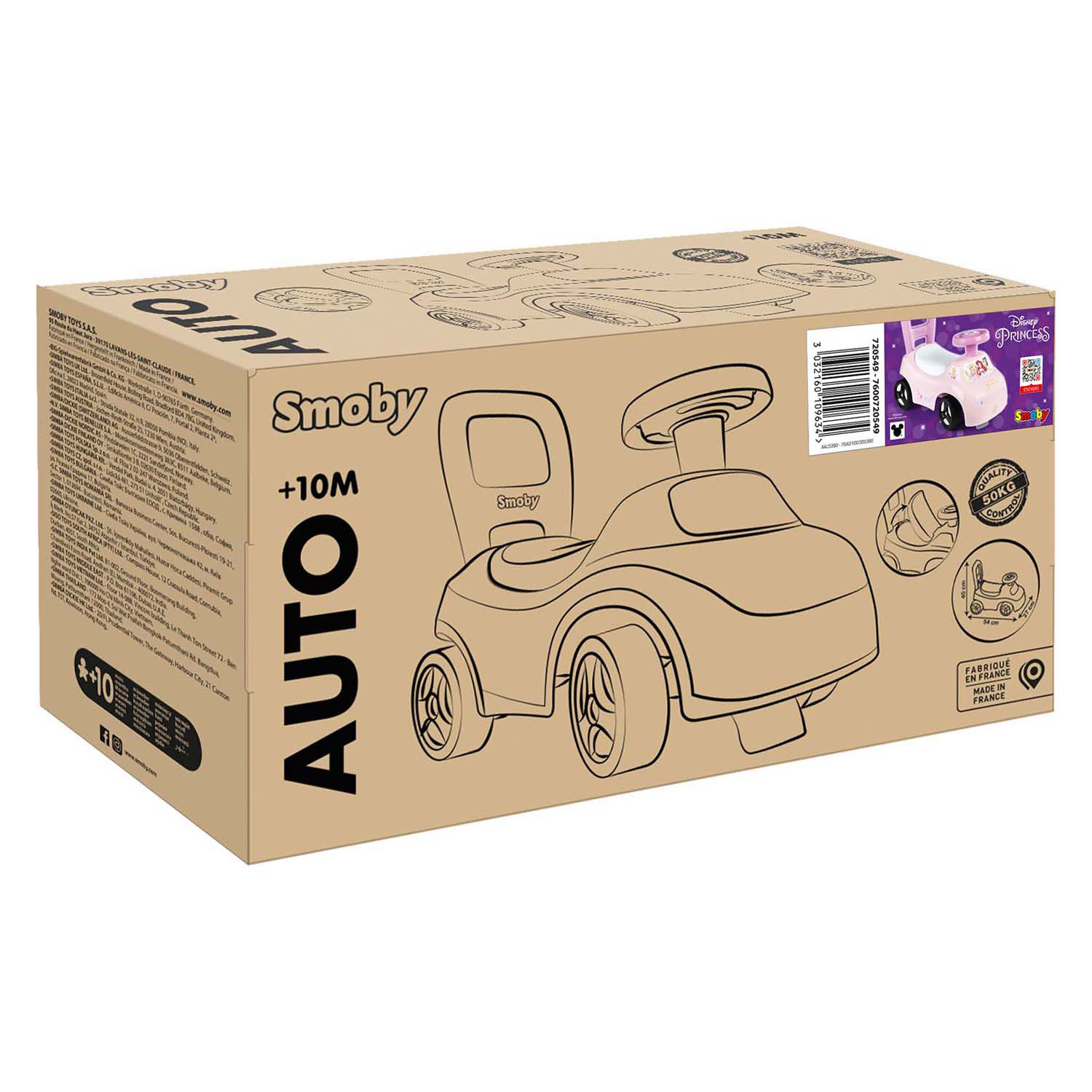 Smoby Loopauto Disney Prinses