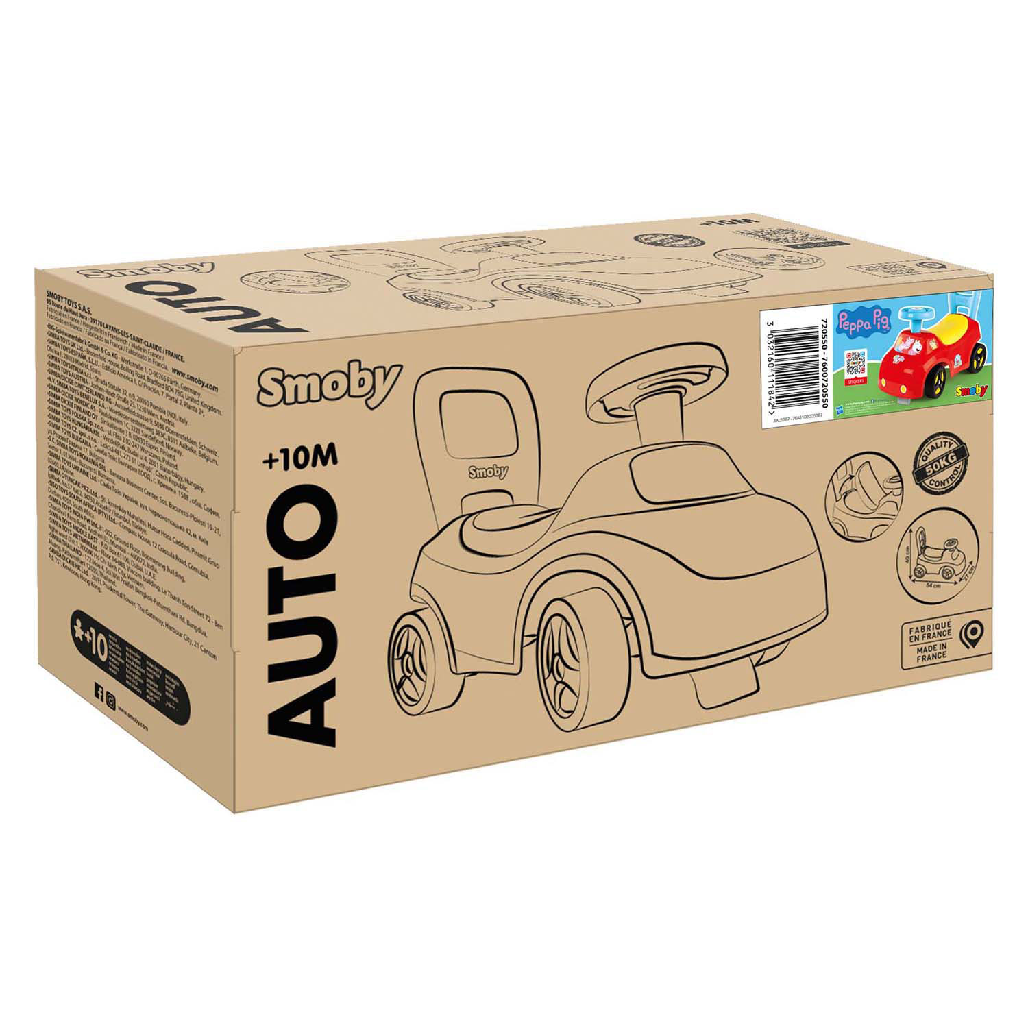 Smoby Loopauto Peppa Pig