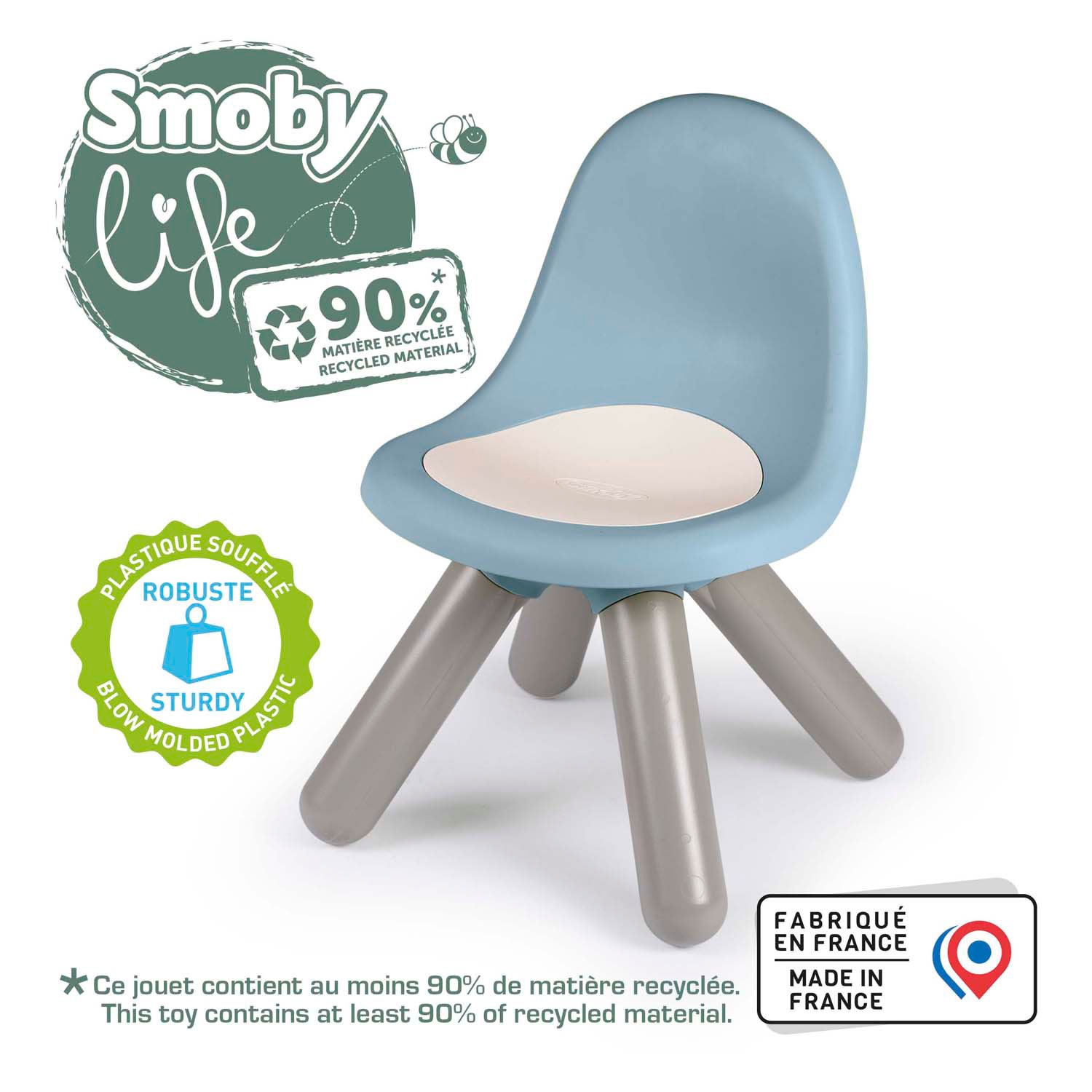 Smoby Life Kinderstoel Blauw