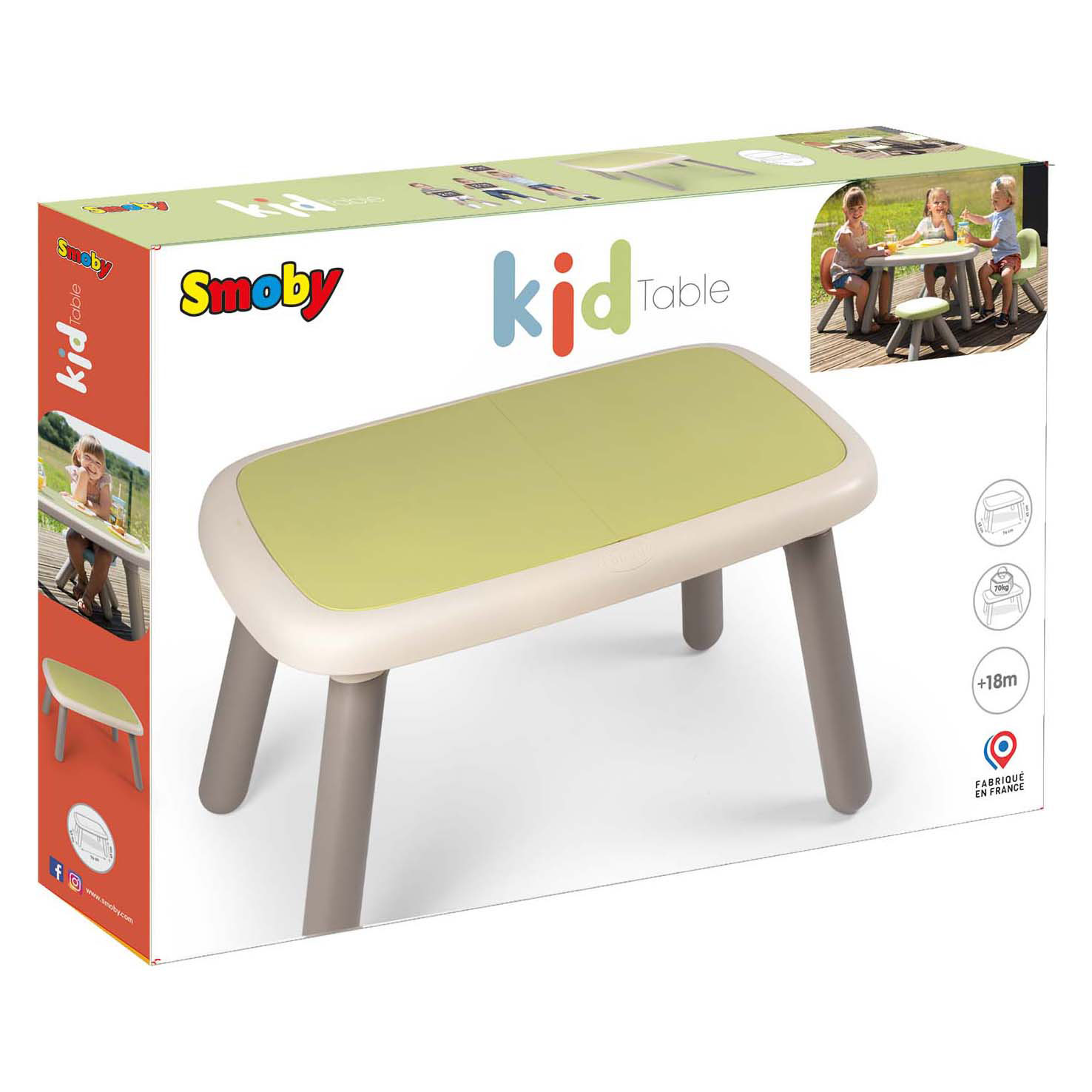 Smoby Life Kindertafel Groen