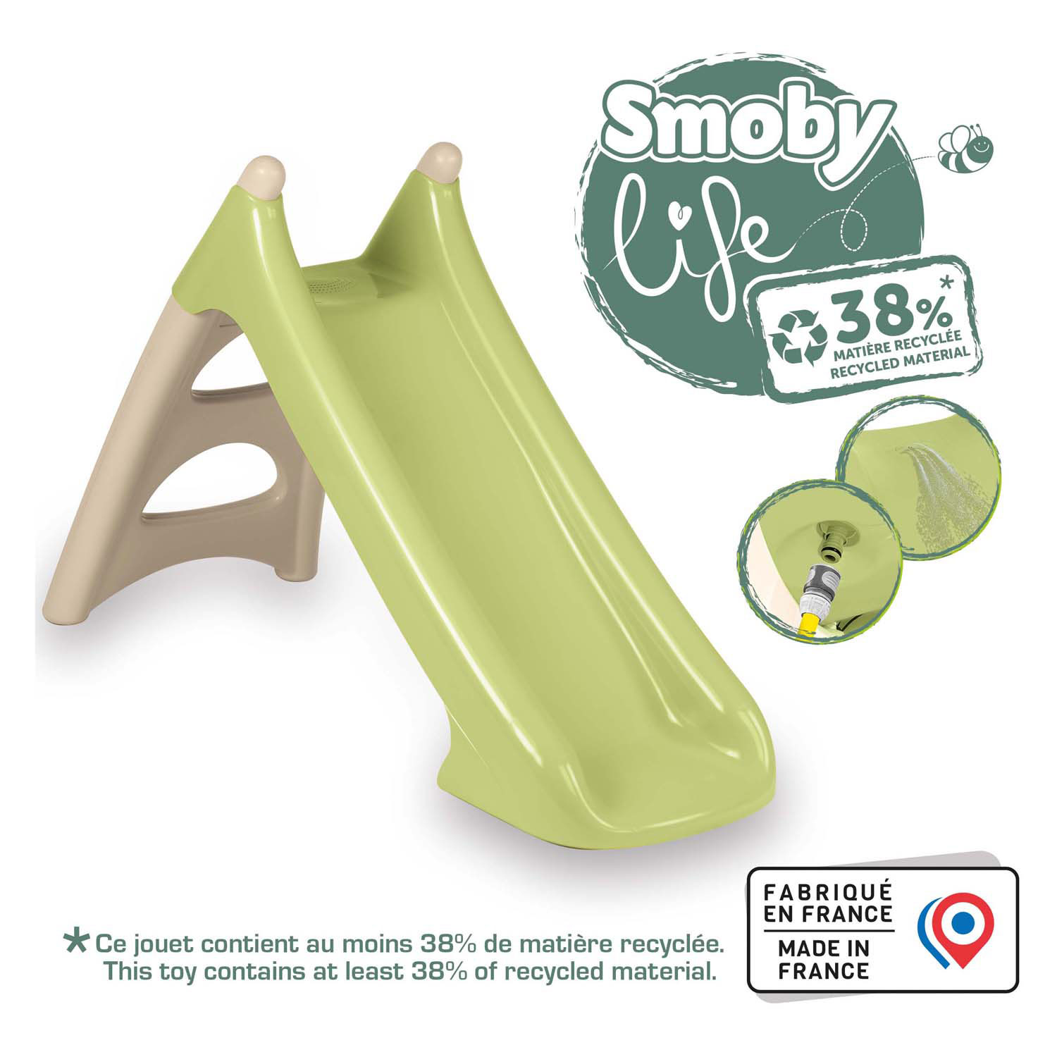 Smoby Life Glijbaan Groen, 90cm