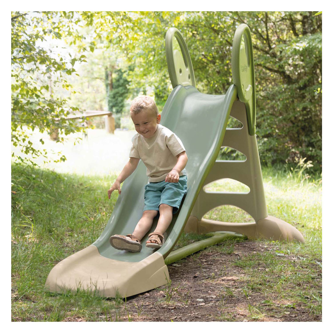 Smoby Life Glijban Golvend Groen met Wateraansluiting, 230cm