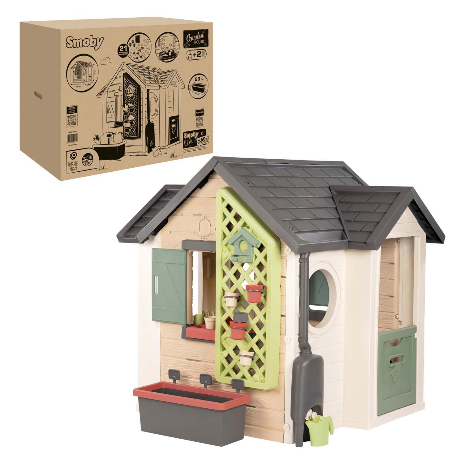 Smoby Life Tuin Speelhuis