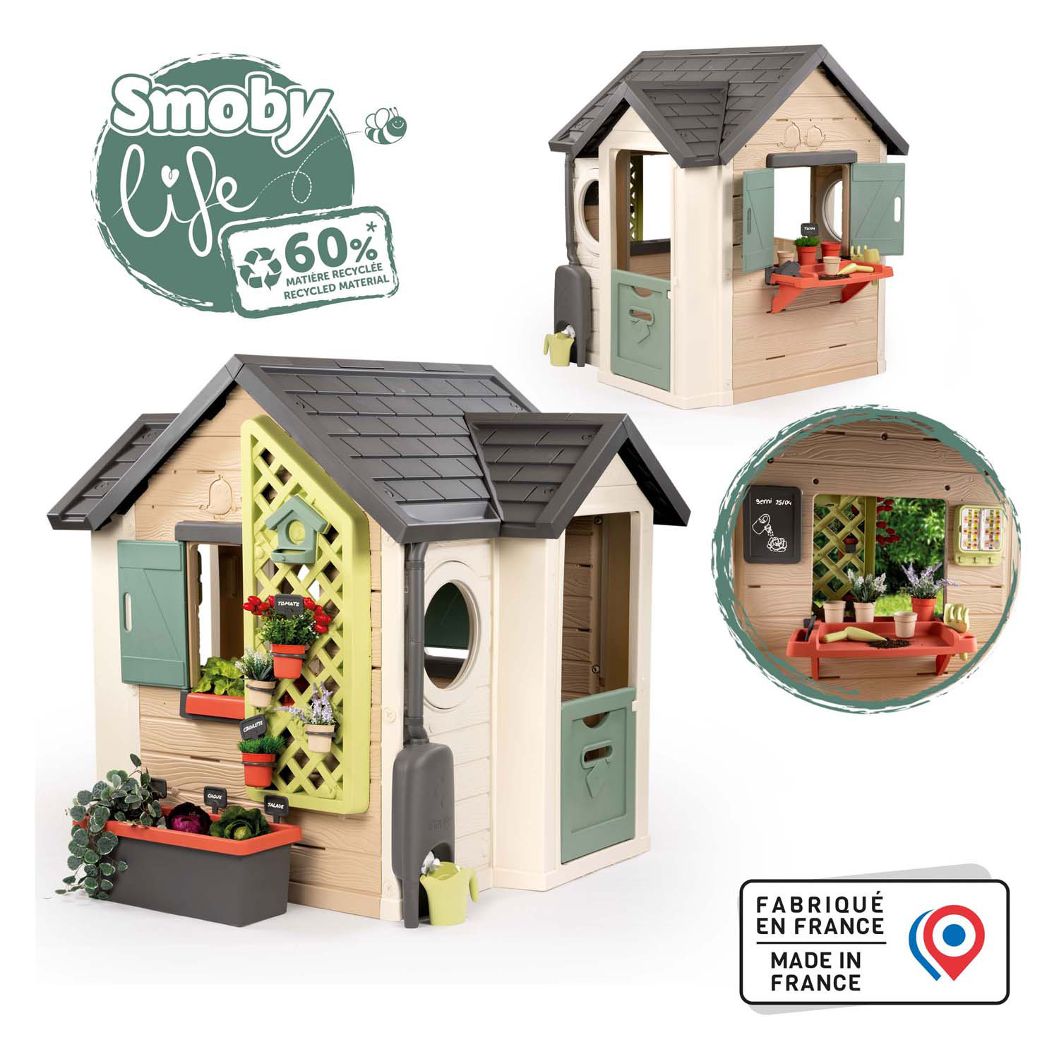 Smoby Life Tuin Speelhuis