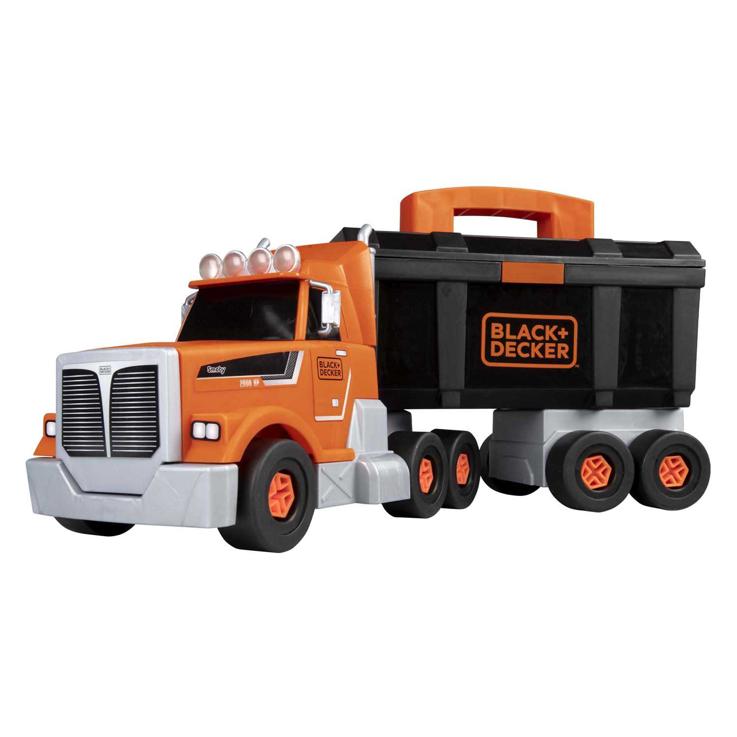 Smoby Black & Decker B+D Vrachtwagen en Boormachine