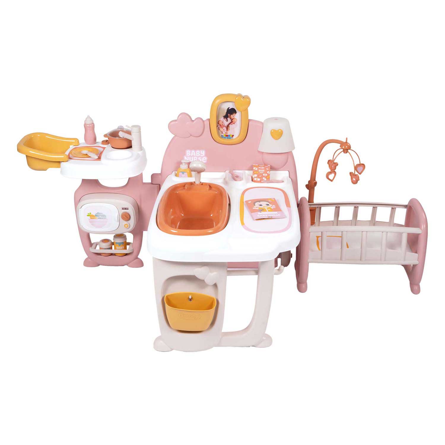 Smoby Baby Nurse Poppenspeelcentrum met Accessoires