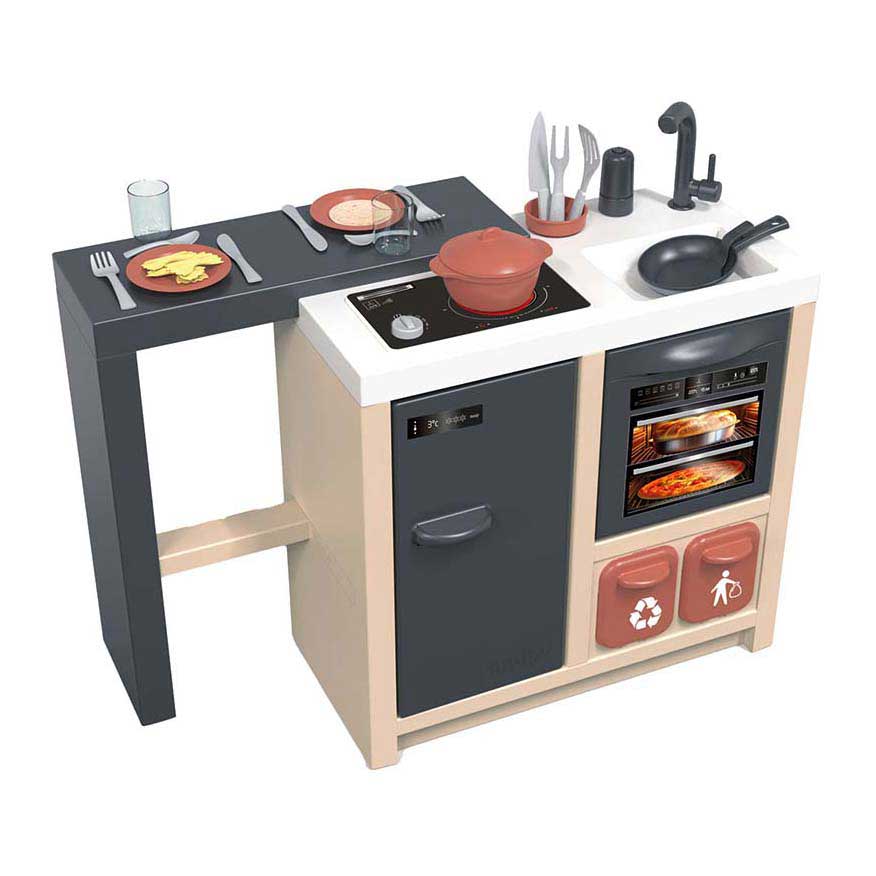 Smoby Keukeneiland - incl. 34 Accessoires
