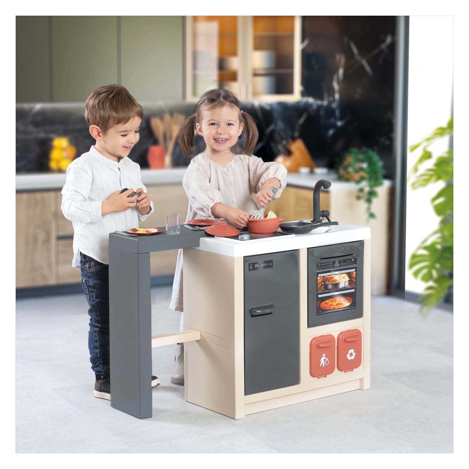 Smoby Keukeneiland - incl. 34 Accessoires