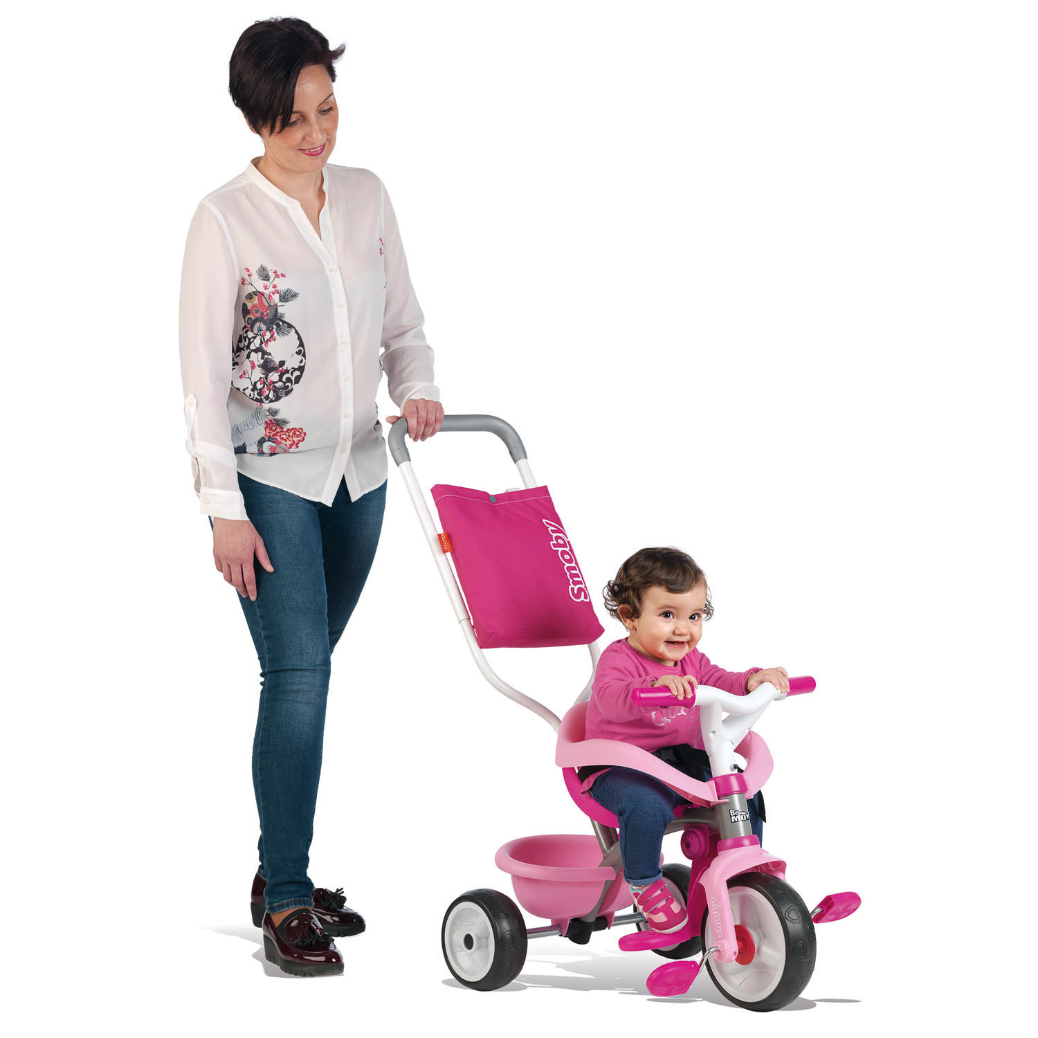 Smoby Be Move Comfort Driewieler 3in1 - Roze