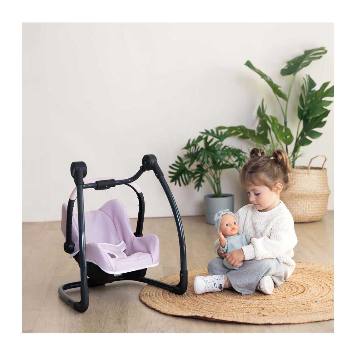 Smoby Maxi-Cosi 3-In-1 Poppenstoel - Roze