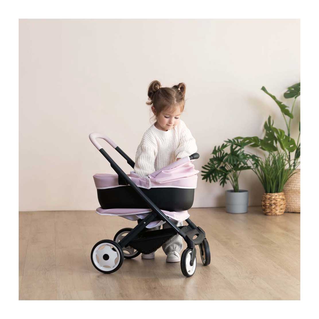 Poussette 3-en-1 Smoby Maxi-Cosi - Rose