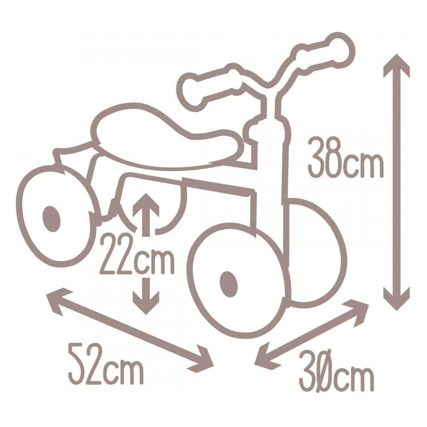 Smoby Rookie Loopfiets Roze