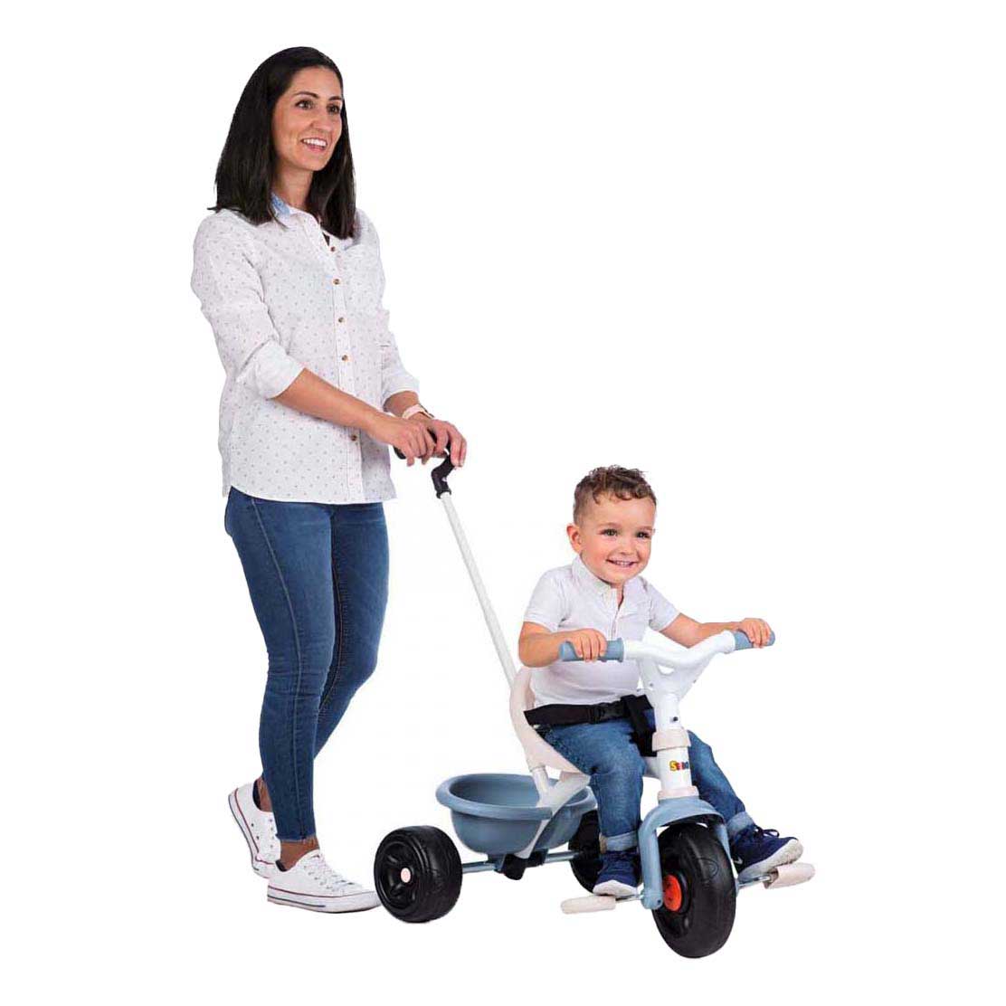 Smoby Be Fun 2-In-1 Driewieler - Blauw
