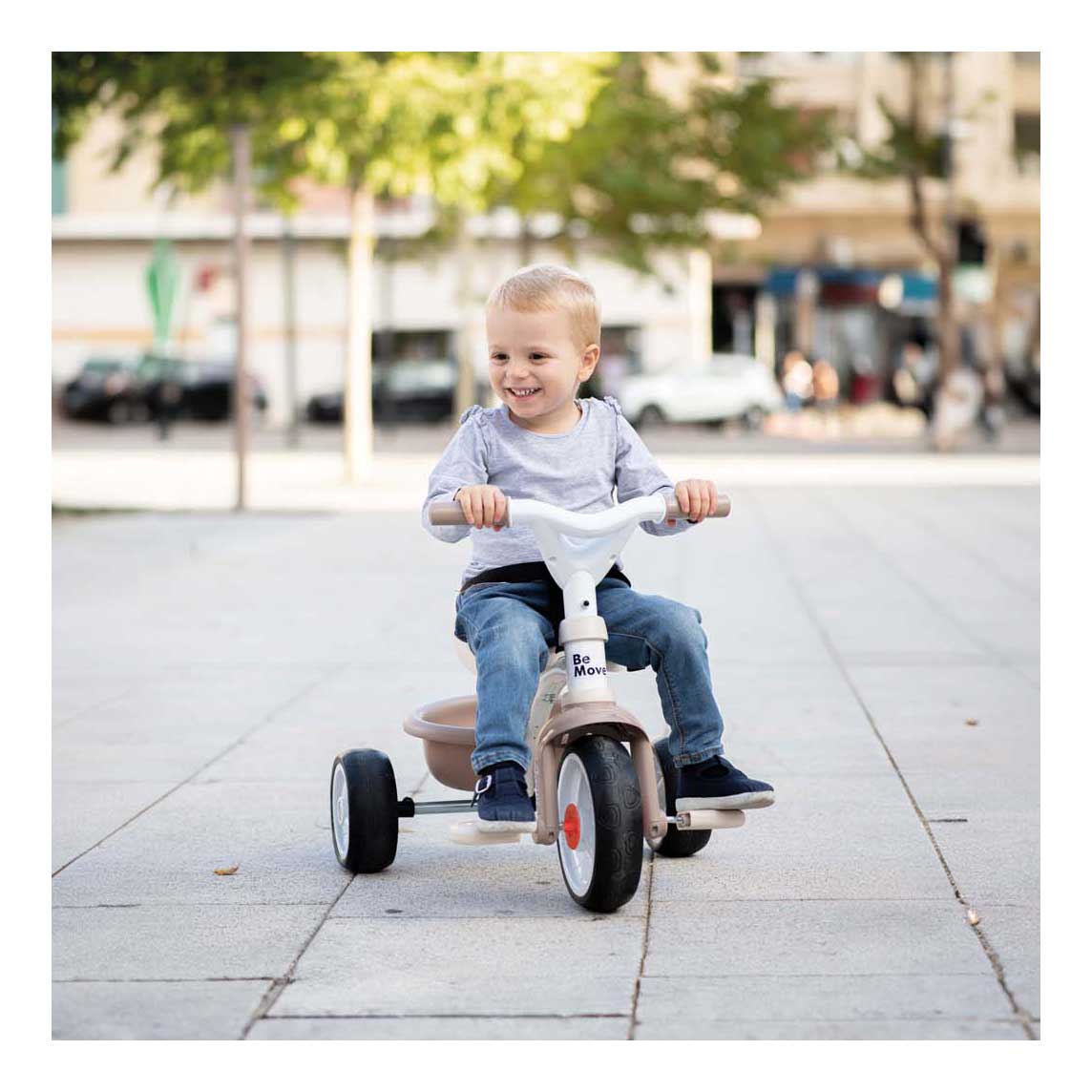 Tricycle 2 en 1 Smoby Be Move - Beige