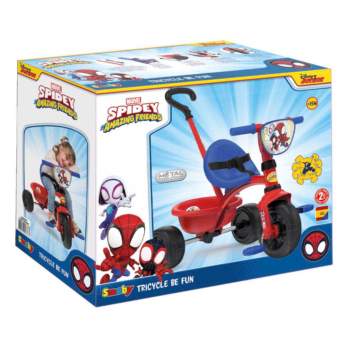 Tricycle Smoby Spidey Be Fun
