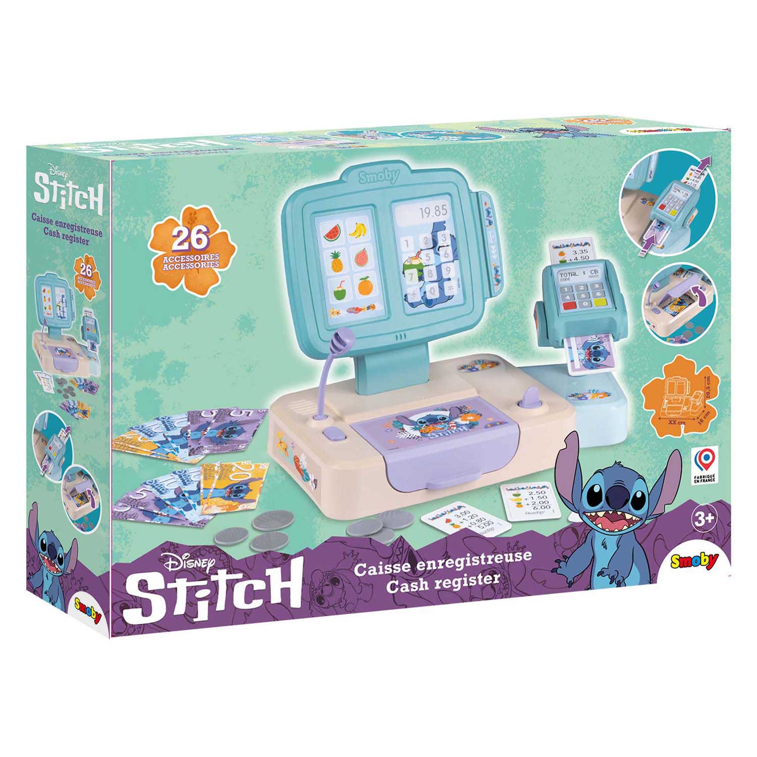 Caisse enregistreuse Smoby Stitch avec accessoires