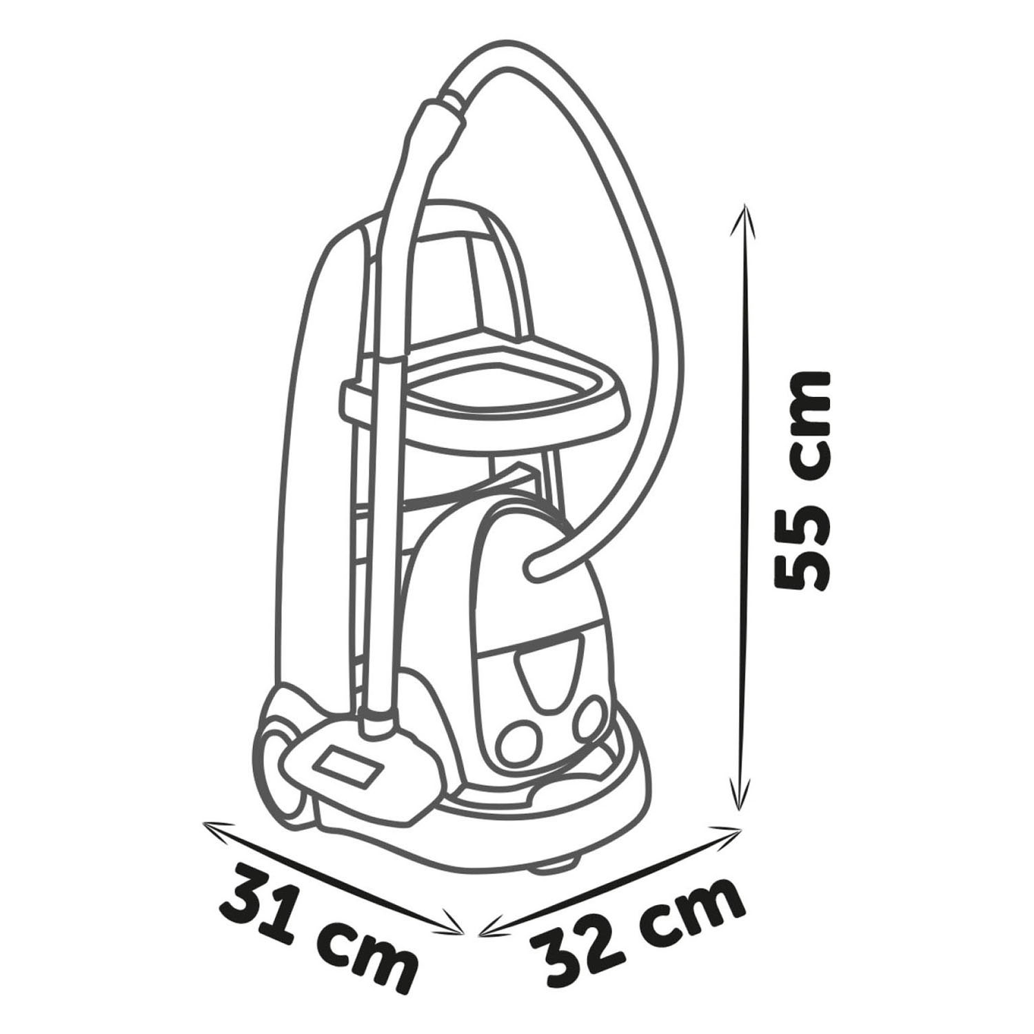Smoby Schoonmaaktrolley met Stofzuiger