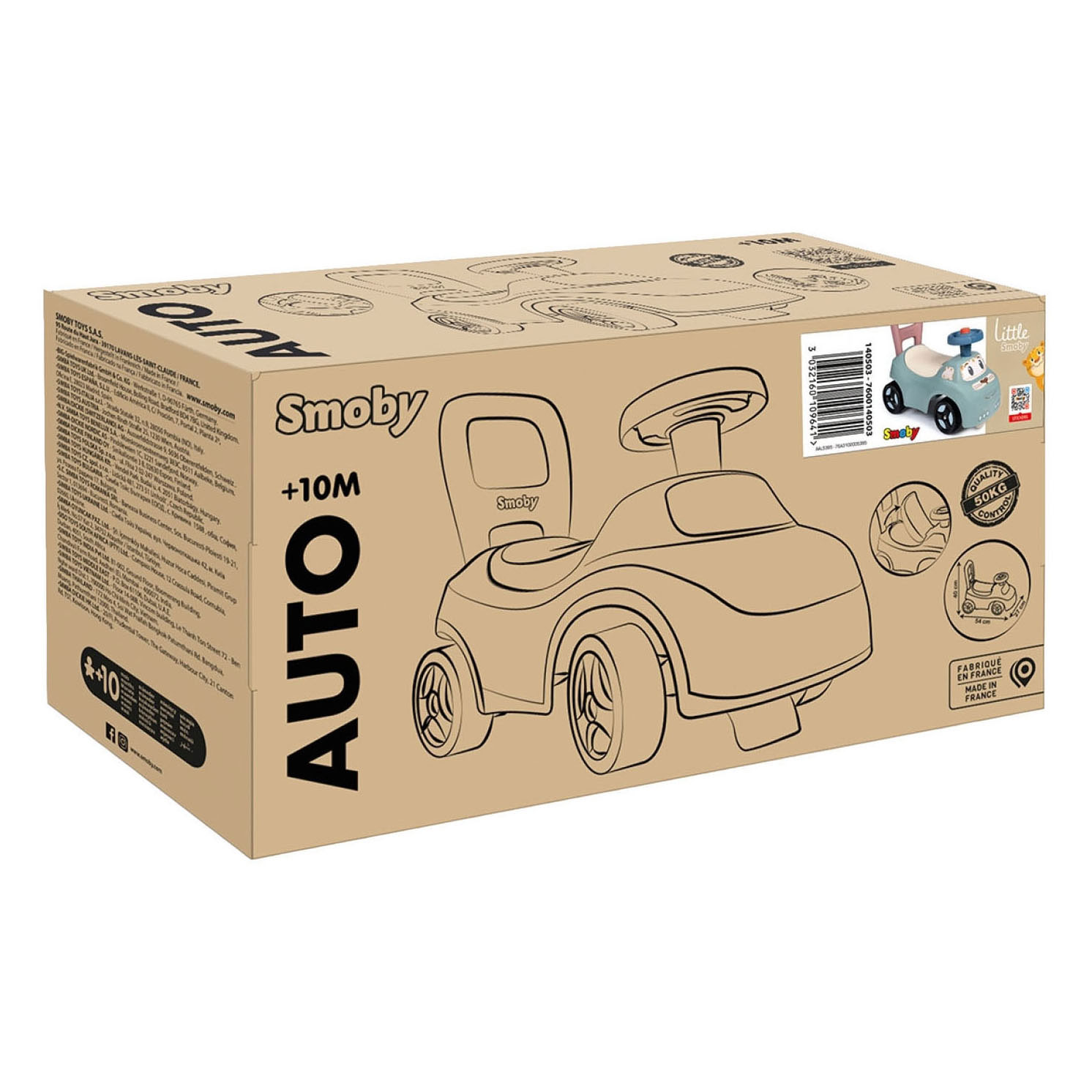 Petit wagonnet à pédales Smoby Loopwagon