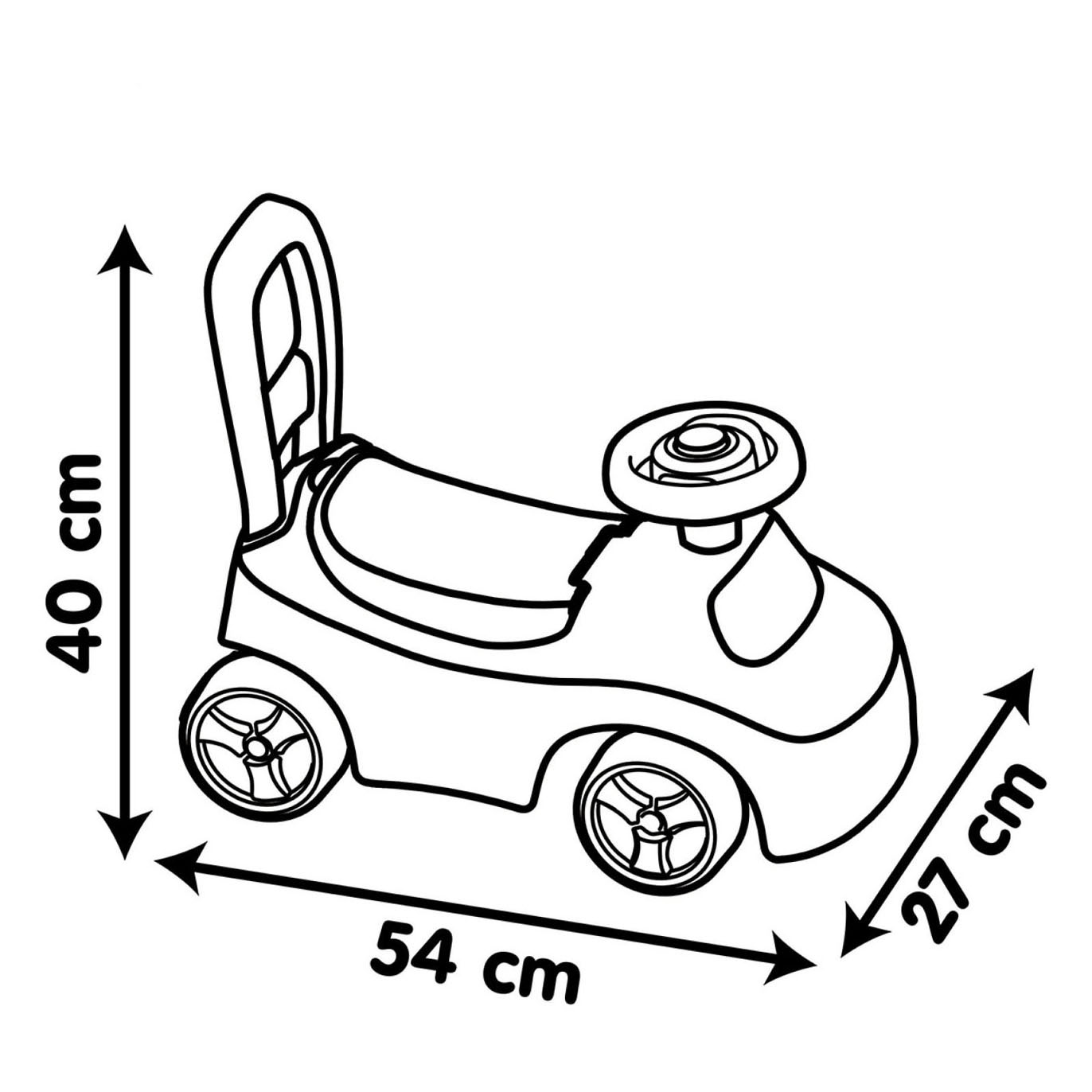 Smoby Loopauto Ride On - Rose