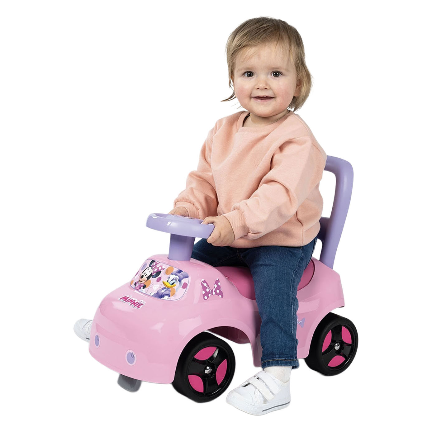 Voiture Minnie Mouse Smoby Loopauto - Rose