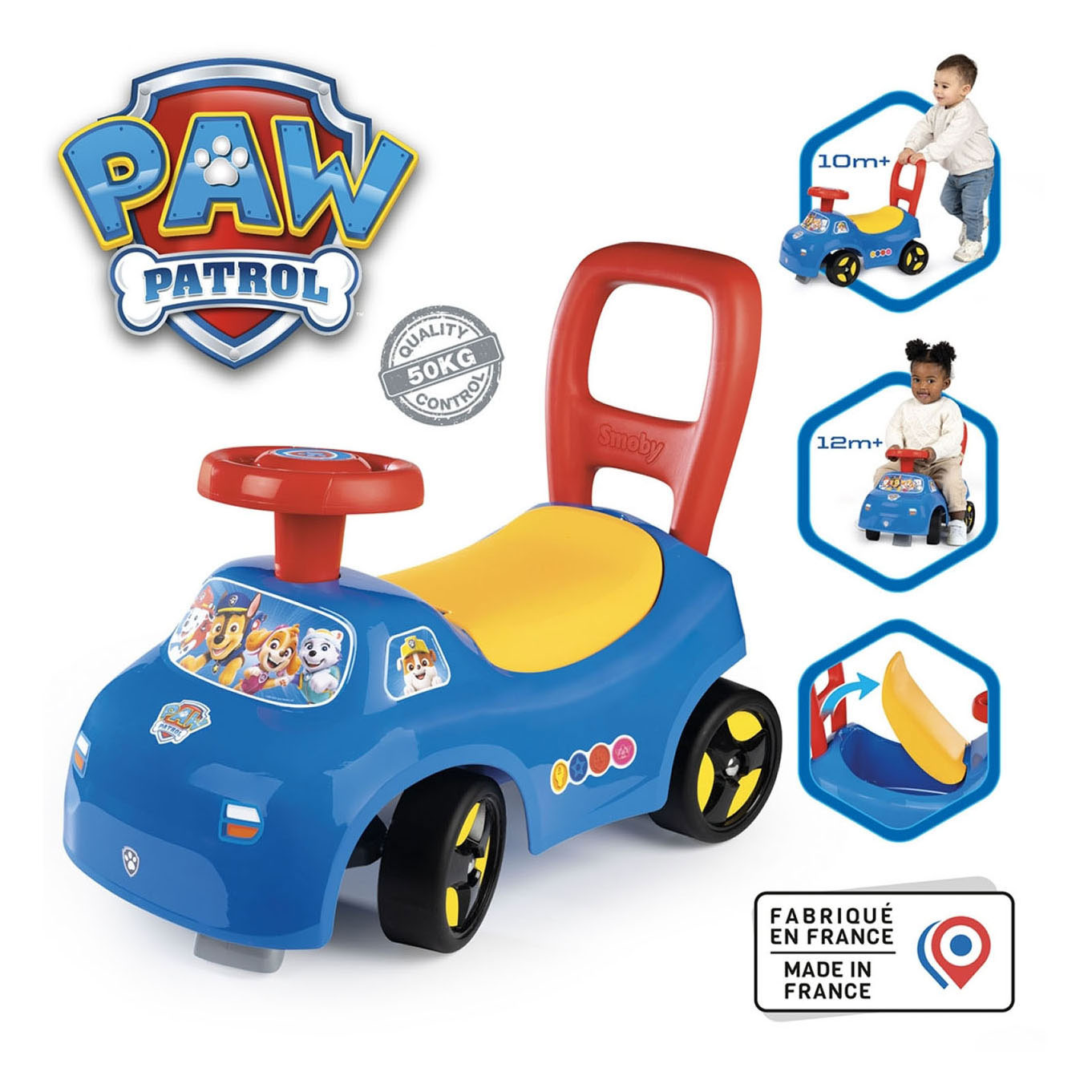 Voiture Smoby Loop Pat' Patrouille