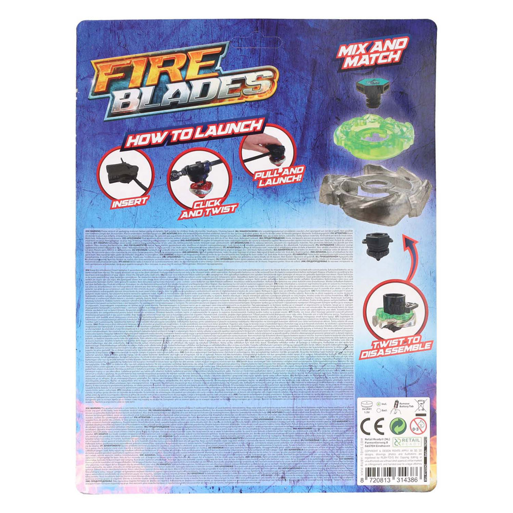 Fireblade Stadion met 4 Battle Tops