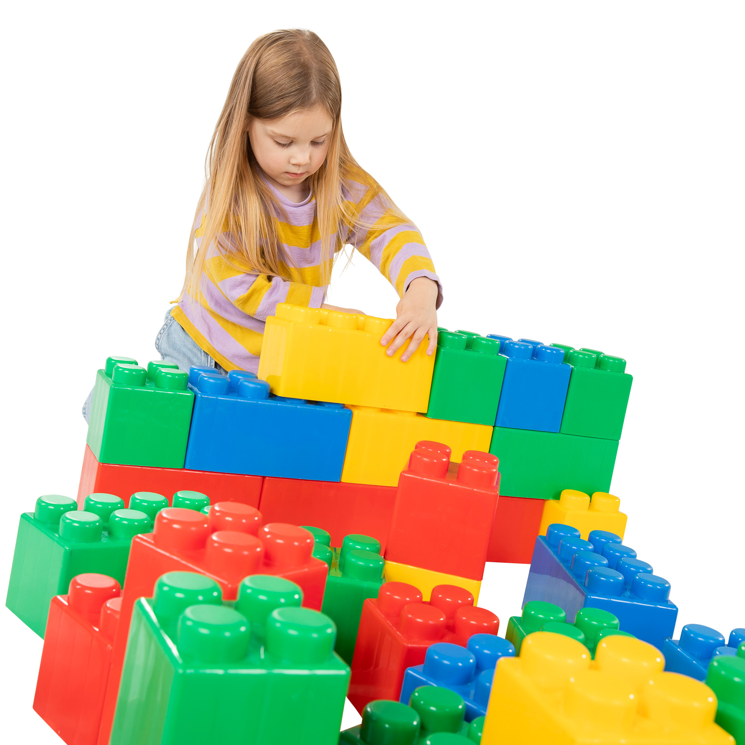 Blocs de construction Cavallino XXL - 36 pièces.