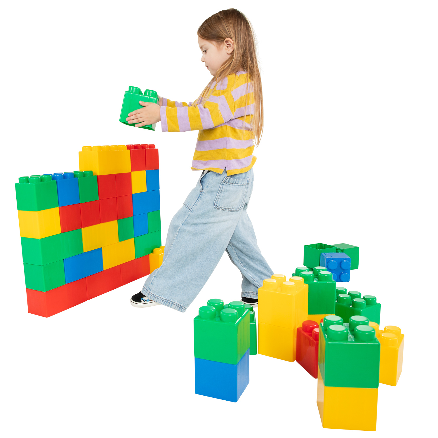 Blocs de construction Cavallino XXL - 36 pièces.