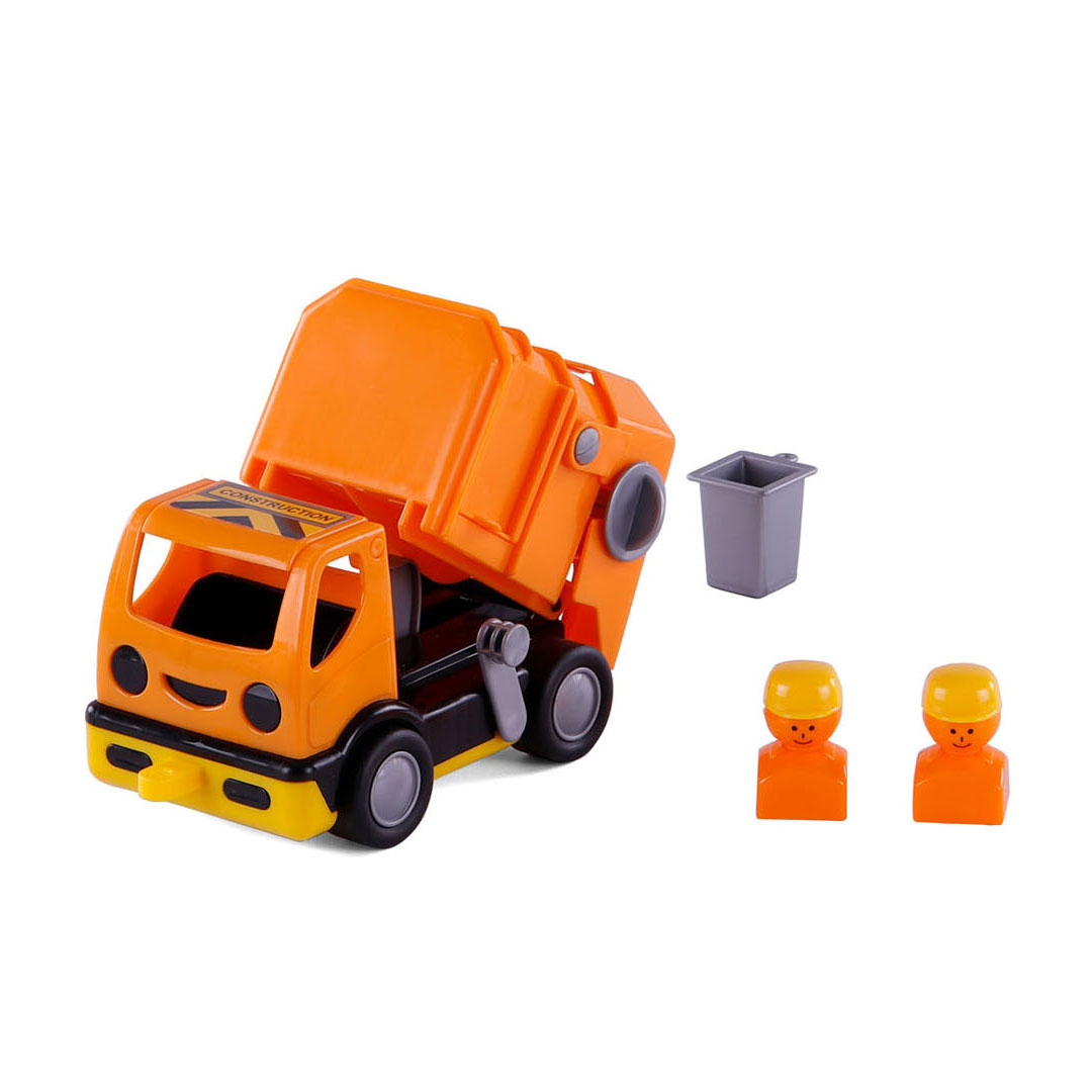 Cavallino Mon premier camion poubelle Orange, 19 cm