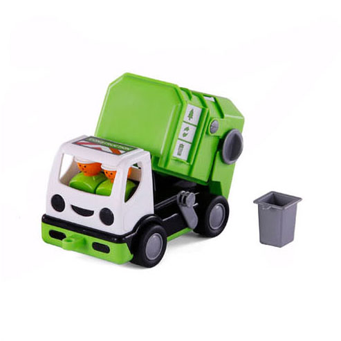 Cavallino Mon premier camion poubelle vert, 19 cm