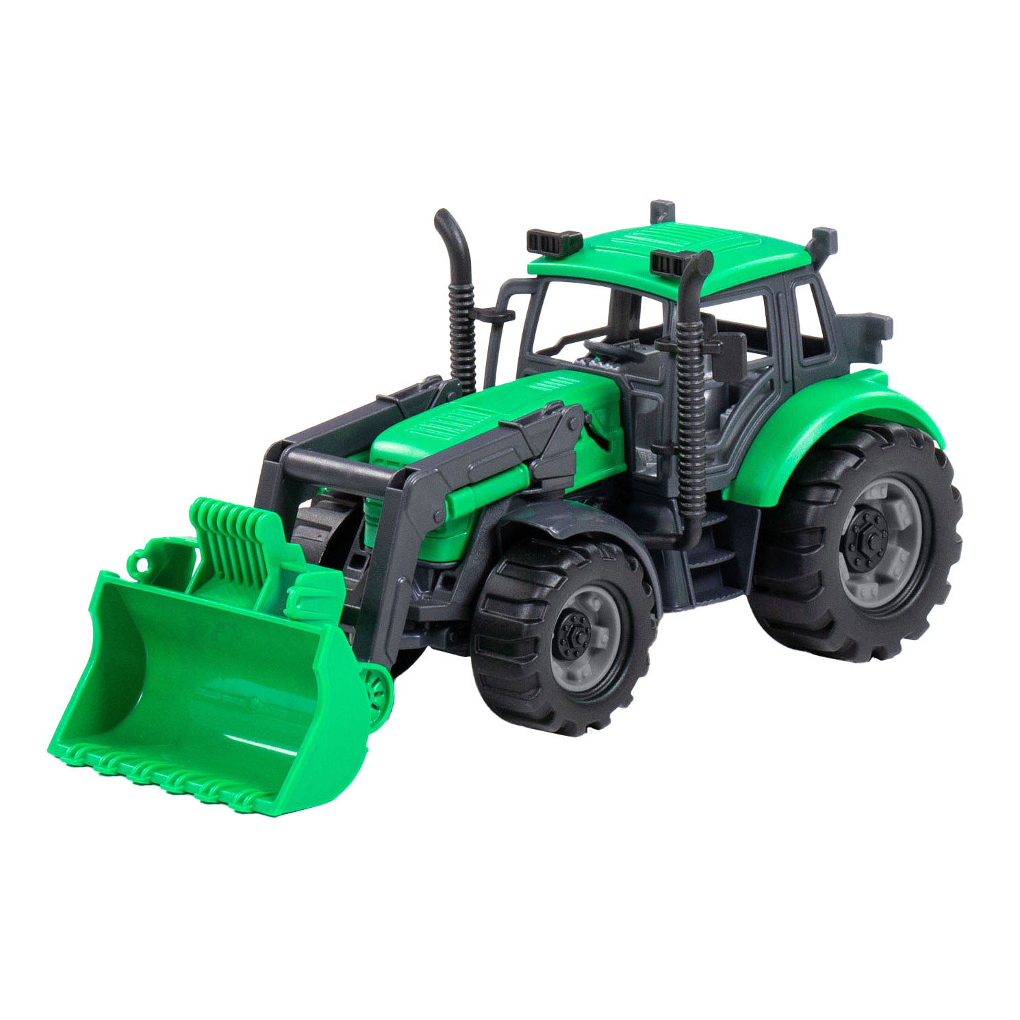 Cavallino Tracteur avec Pelle Vert, Échelle 1:32