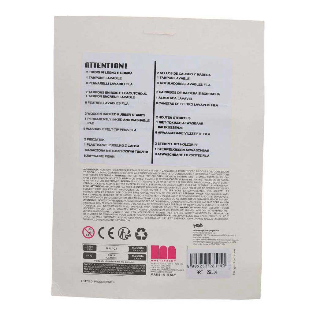 Rainbow High Stempelset, 11dlg,