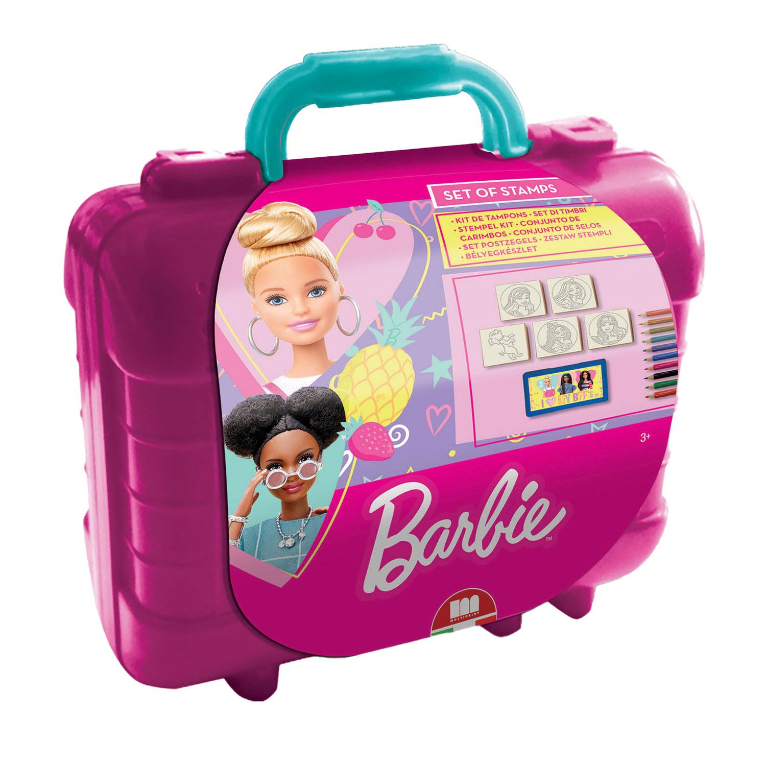 Multiprint Barbie - Schrijfset Koffer - 81-Delig