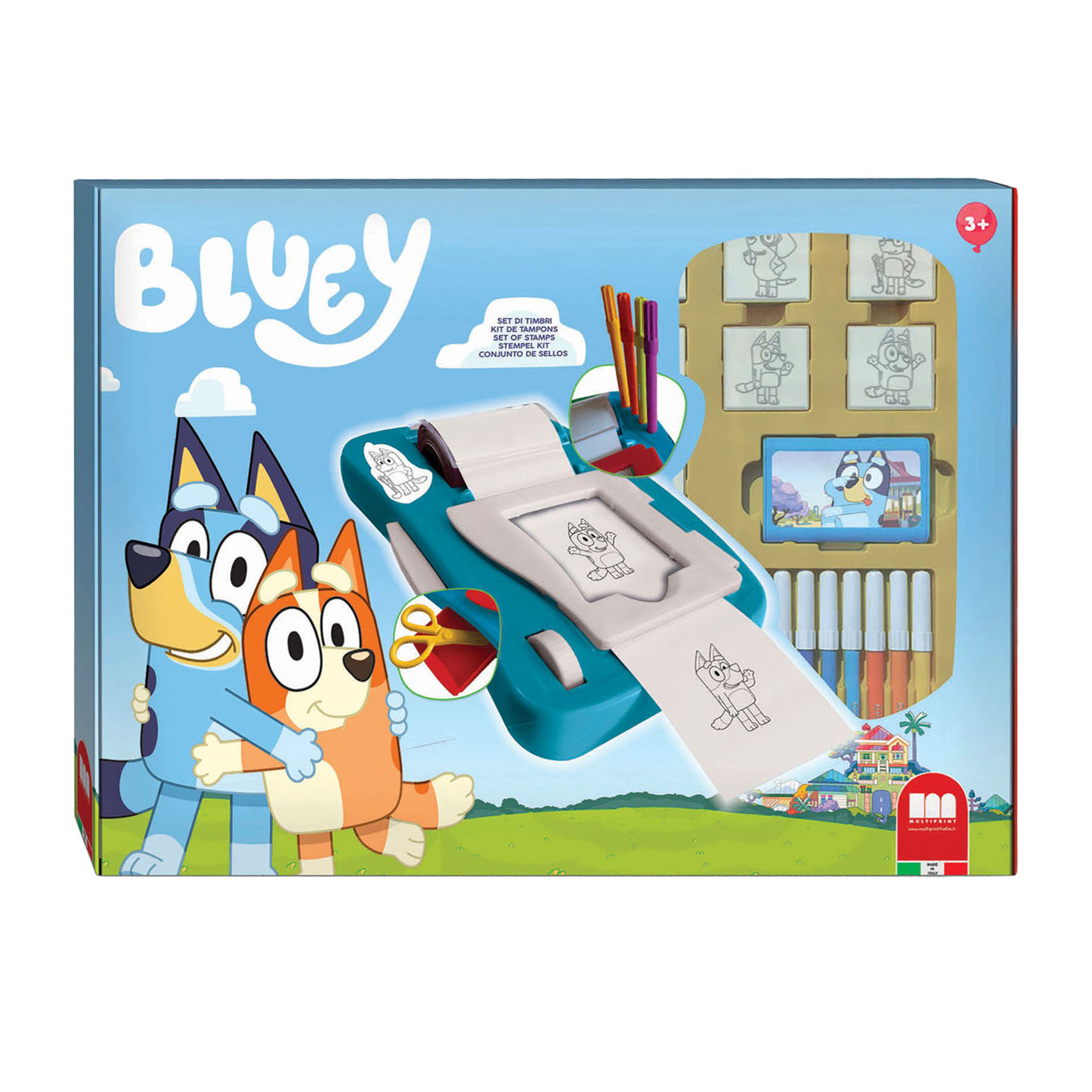 Bluey Stickermaschinen-Set