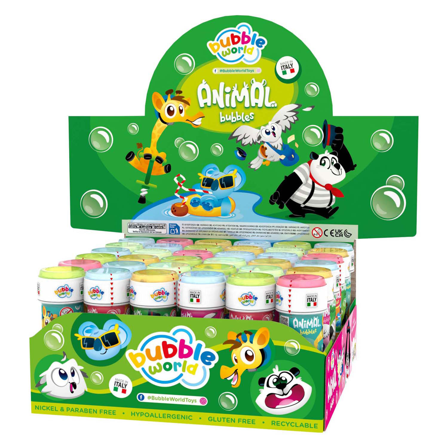 Bellenblaas Dieren - 36x60ml.