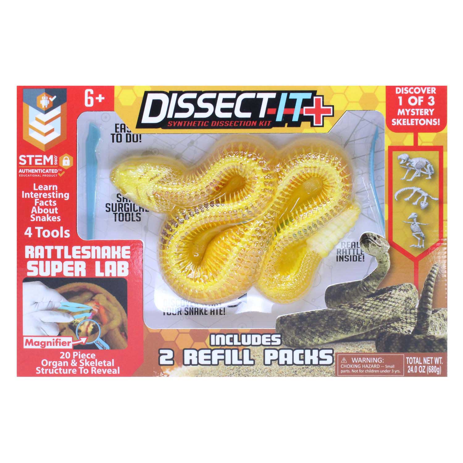 DISSECT-IT Seziere eine Klapperschlange Mega-Geschenkbox
