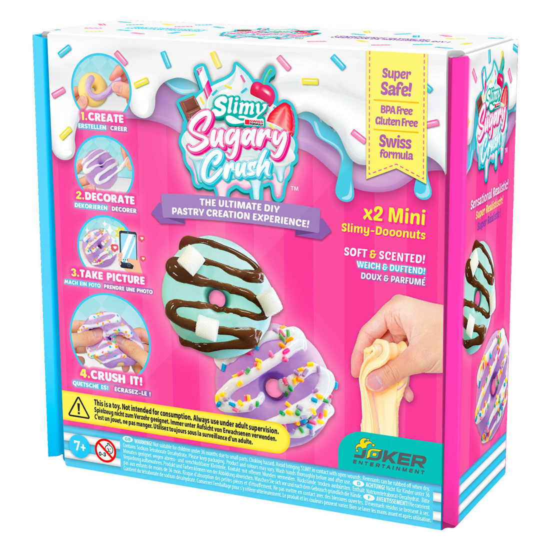 Mini-donut Joker Slimy Sugary Crush Fabrique ton slime