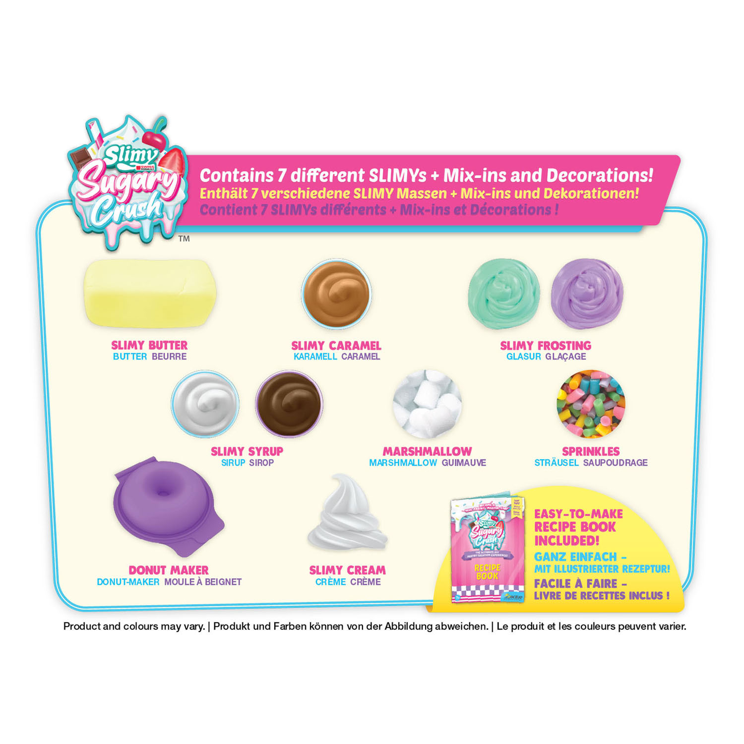 Mini-donut Joker Slimy Sugary Crush Fabrique ton slime