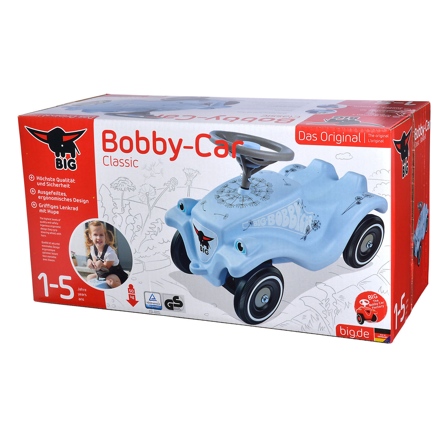 BIG Bobby Car, klassisches Blowball-Auto