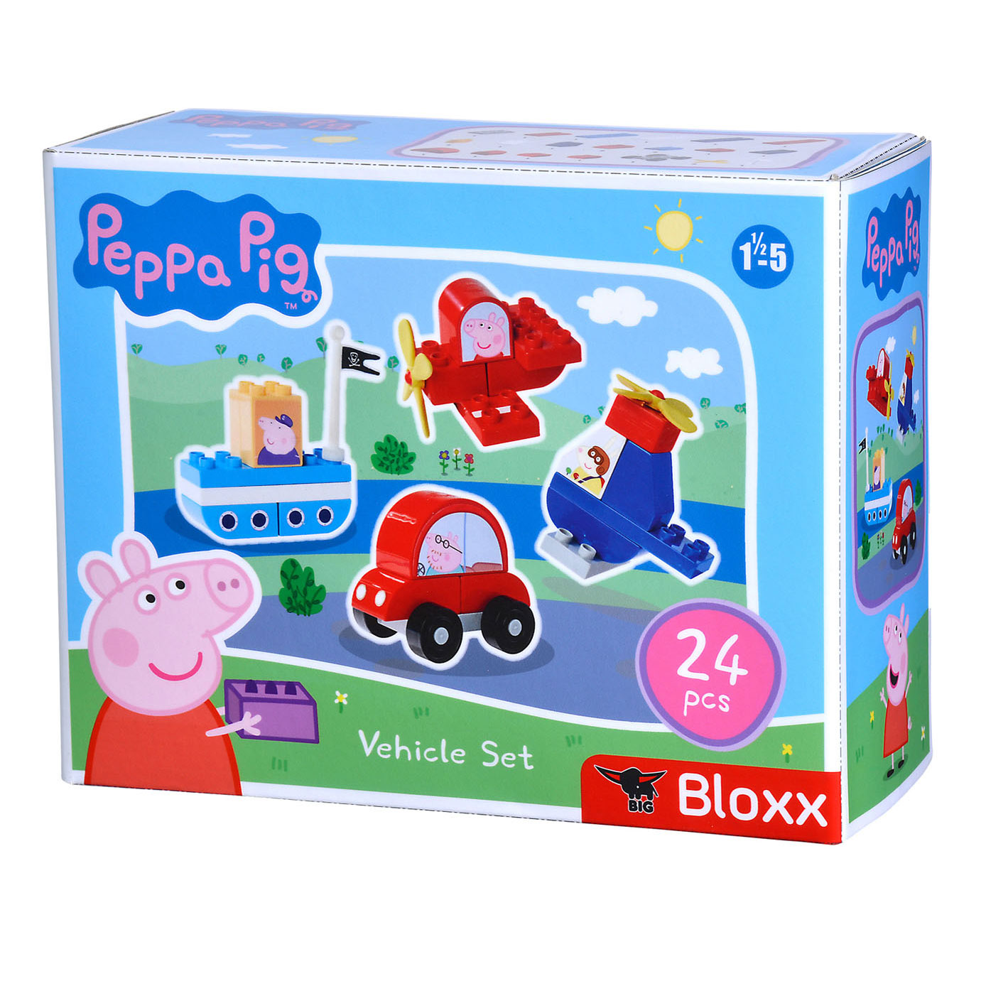 PlayBIG Bloxx Peppa Pig Voertuigen Set
