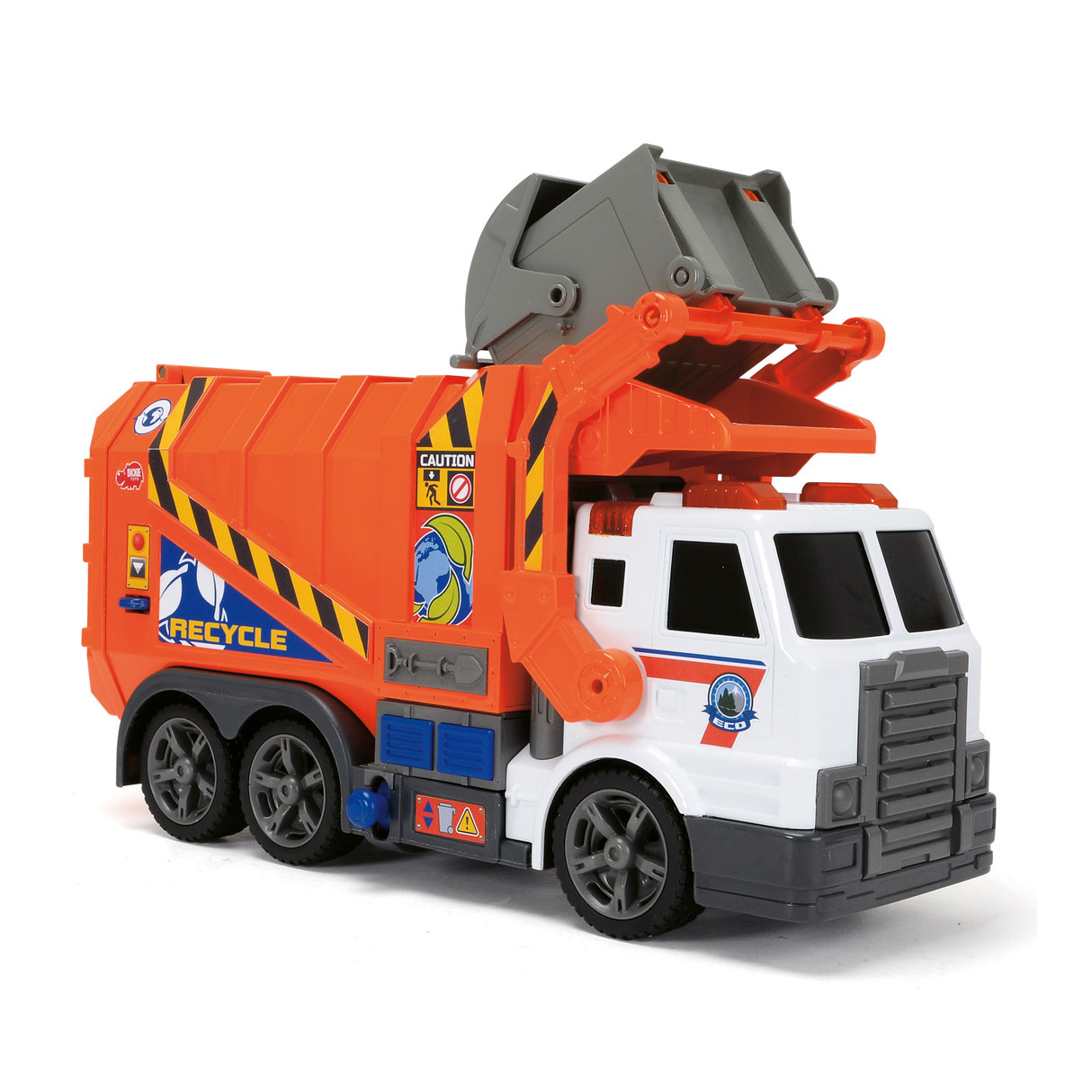 Dickie Toys Vuilniswagen - 46 cm - Geluid & Licht - Speelgoedvoertuig