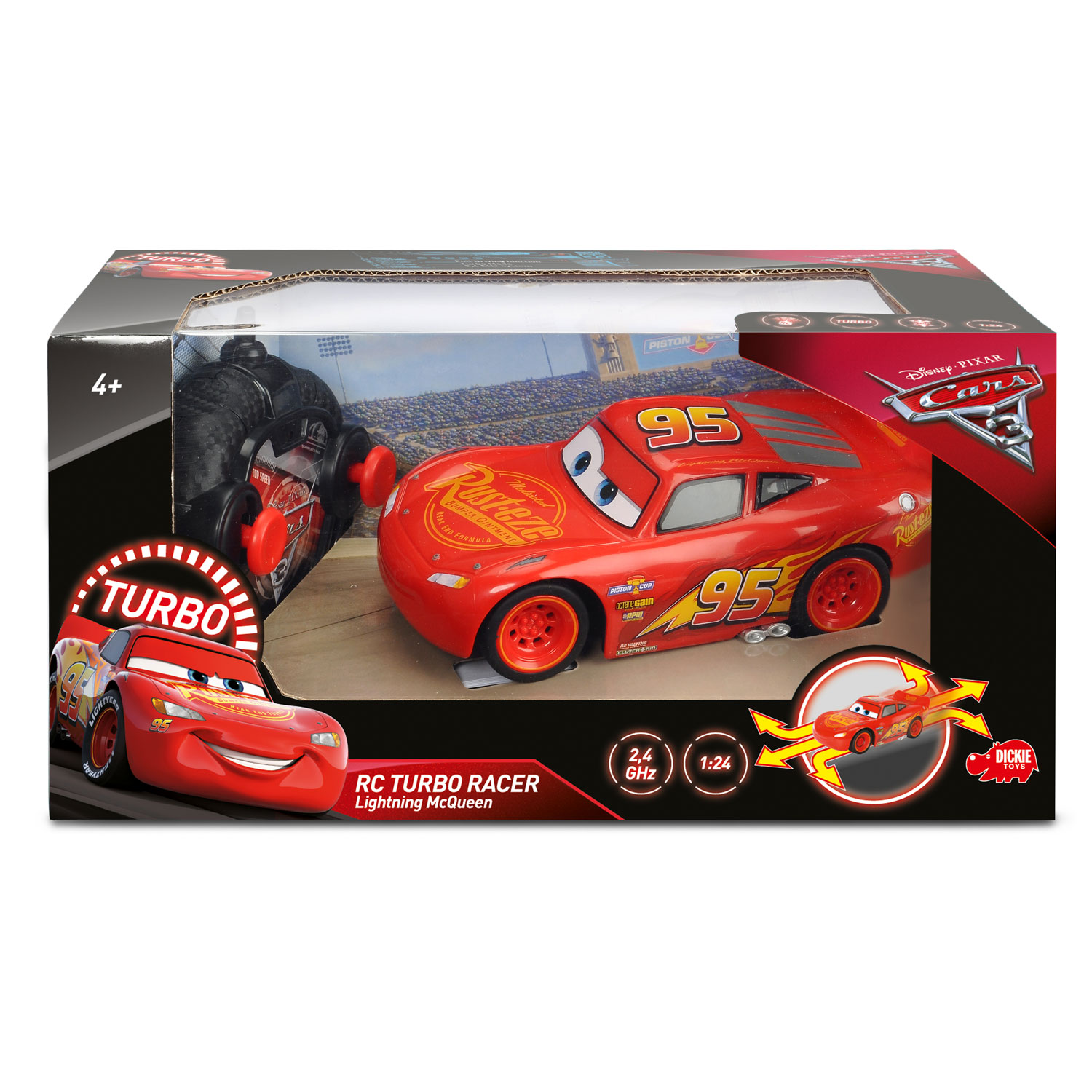 RC Cars 3 Turbo Racer Lightning McQueen