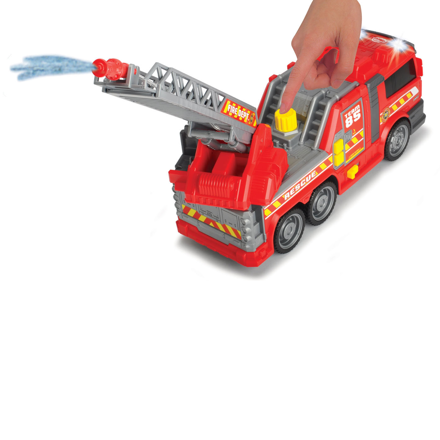 Camion de pompiers Dickie avec pompe à eau