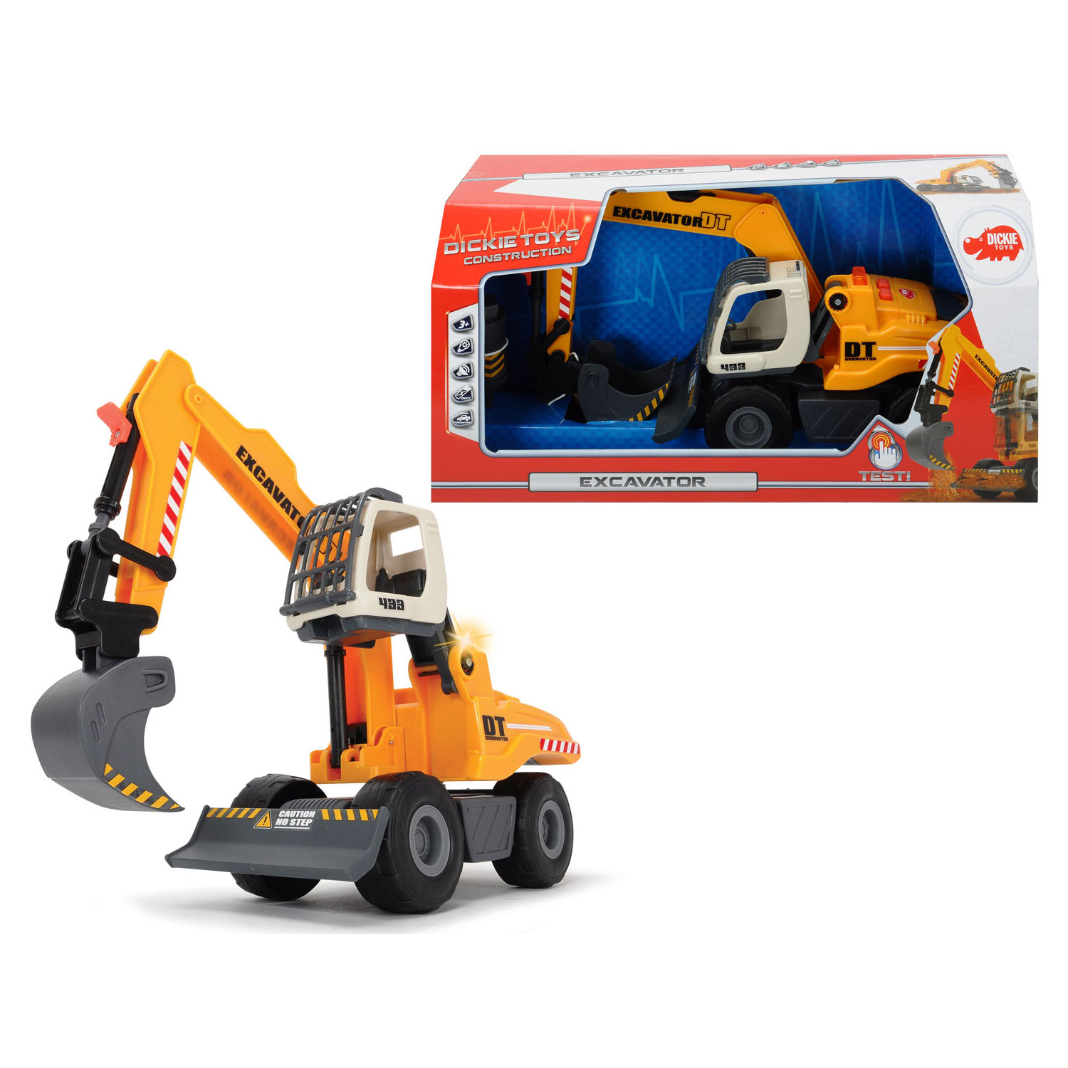 Dickie Graafmachine online kopen | Lobbes Speelgoed Excavator graafmachine speelgoed online kopen | BESLIST.nl