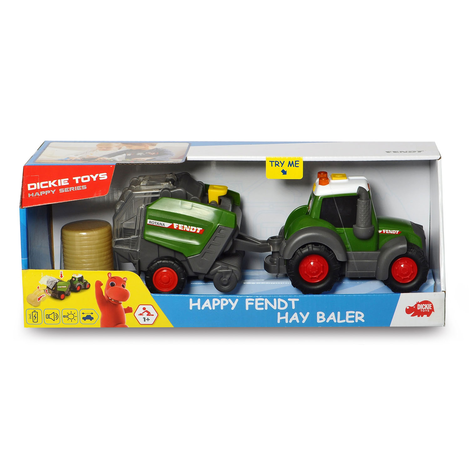 Happy Fendt Tractor met Balenpers
