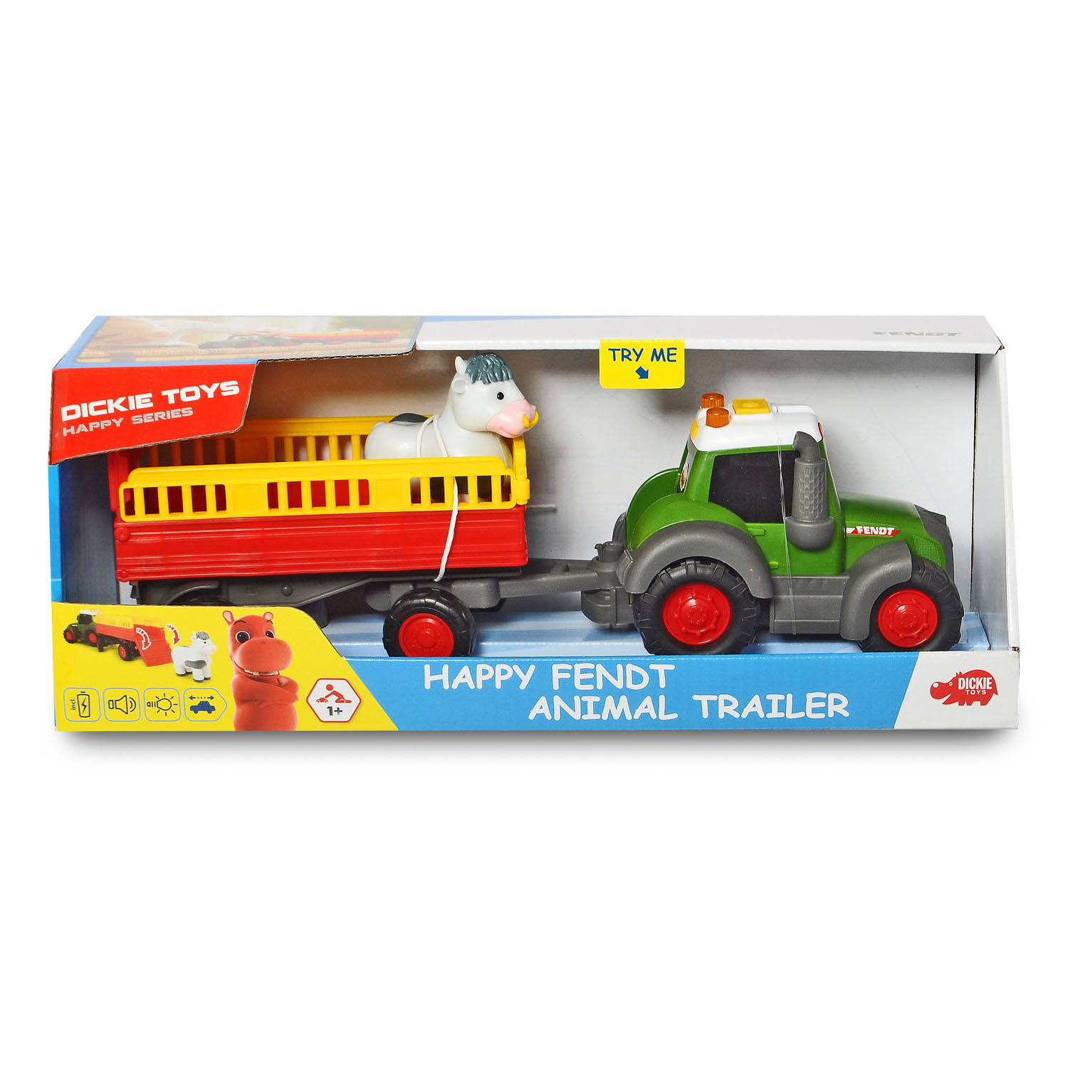 Happy Fendt Tractor met Aanhanger