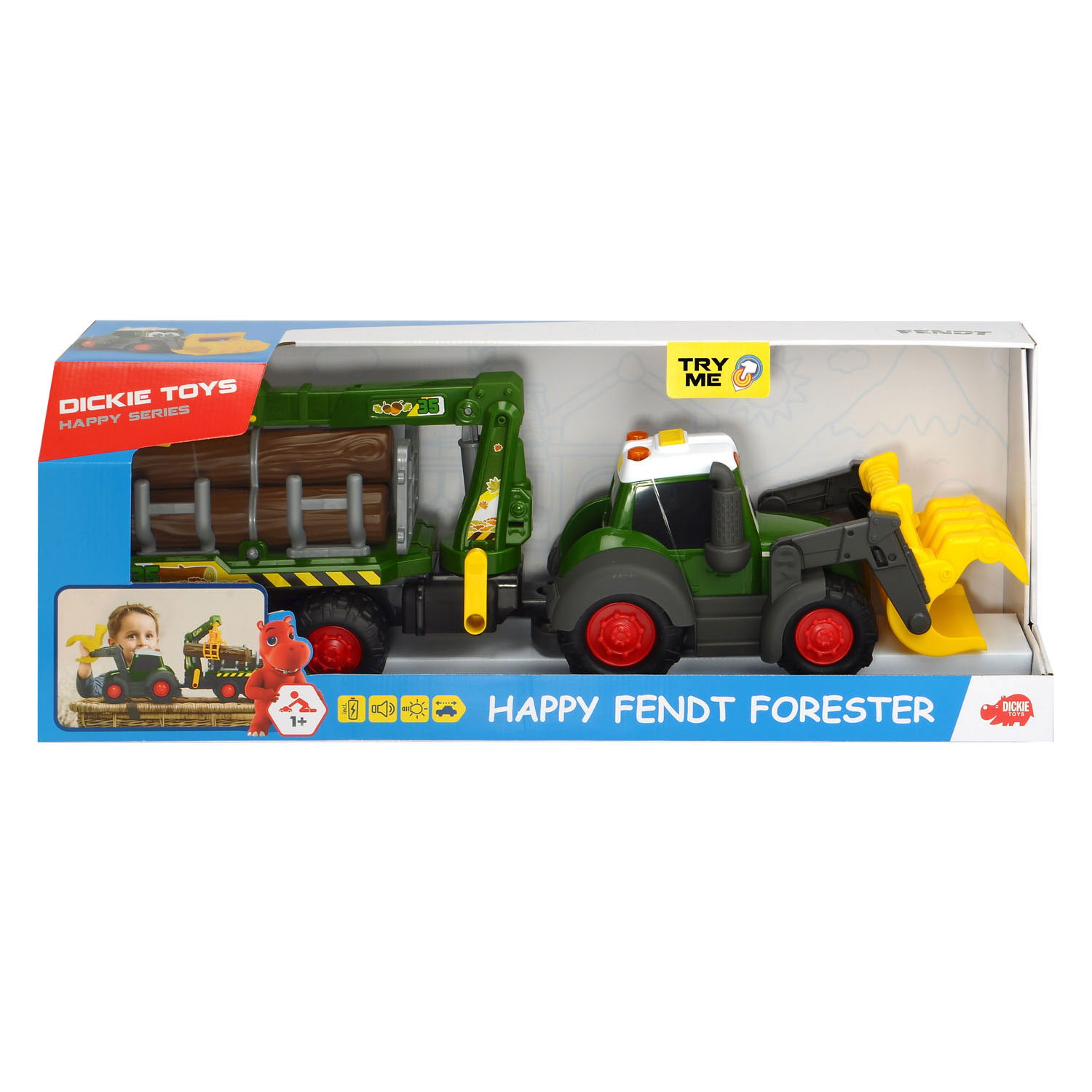 Happy Fendt Tractor met Bomentransport